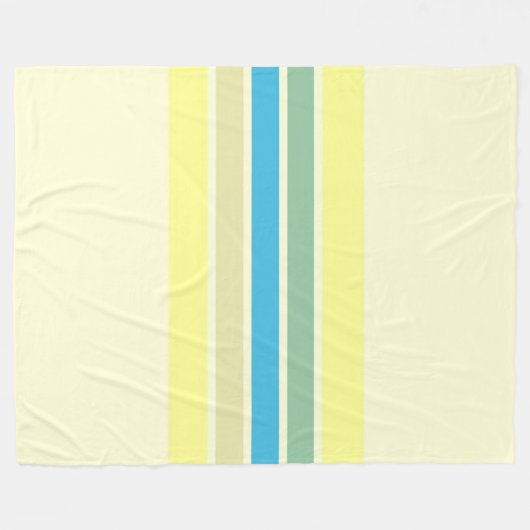 Moderne strepen kunst fleece deken (Voorkant (Horizontaal))