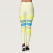 Moderne strepen kunst leggings (Achterkant)