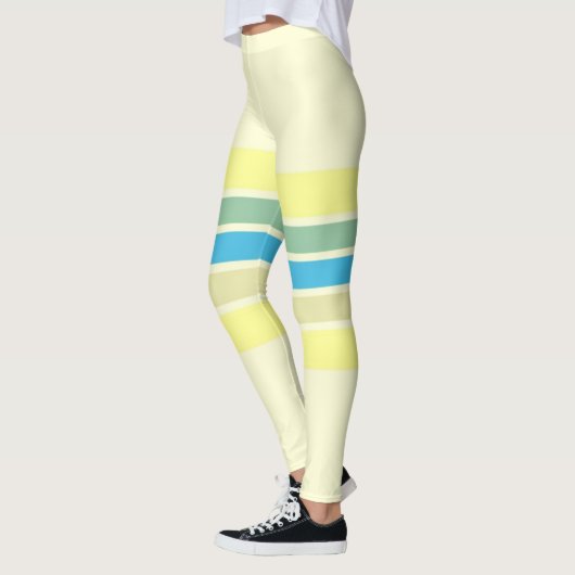 Moderne strepen kunst leggings (Links)