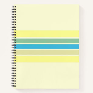 Moderne strepen kunst notitieboek