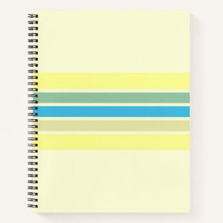 Moderne strepen kunst notitieboek