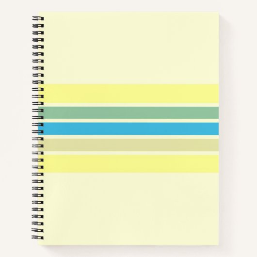 Moderne strepen kunst notitieboek (Voorkant)