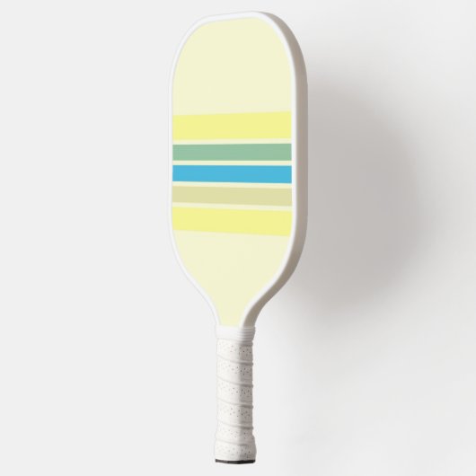 Moderne strepen kunst pickleball paddle (Links)