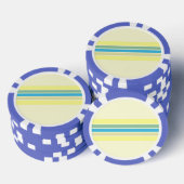 Moderne strepen kunst poker chips (Opstapeling)