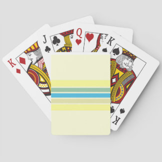 Moderne strepen kunst pokerkaarten