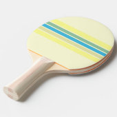 Moderne strepen kunst tafeltennisbatje (Voorkant Gekanteld)