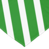 Moderne strepen | Lente groen en wit gestreept Tafelkleed (Gekanteld)