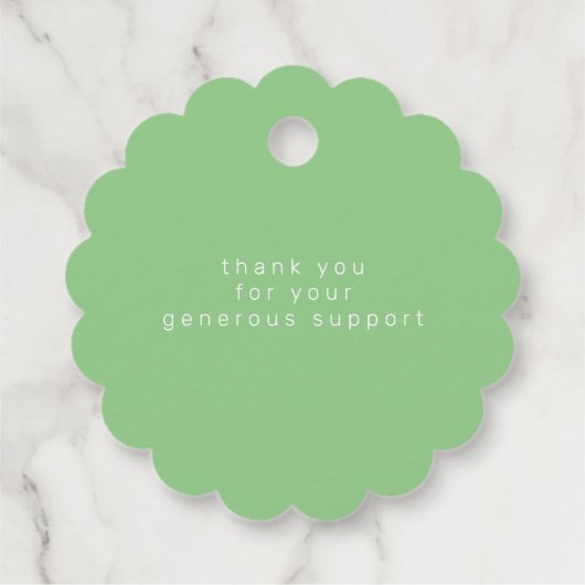 moderne strepen met handgemaakt van een liefdesmon bedankjes labels (Achterkant)