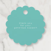 moderne strepen met handgemaakt van een liefdesmon bedankjes labels (Achterkant)