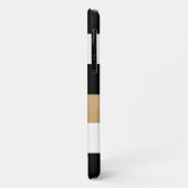 Moderne strepen, monogmed Case-Mate iPhone case (Achterkant/links)