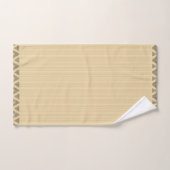 Moderne Strepen Perzik Goud Bad Handdoek (Handdoek)