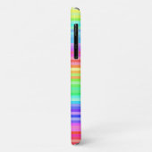 Moderne strepen voor heldere regenboog Case-Mate iPhone case (Achterkant/links)