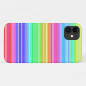 Moderne strepen voor heldere regenboog Case-Mate iPhone case (Achterkant (horizontaal))