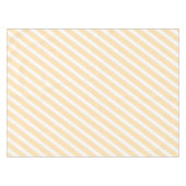 Moderne strepen | Zachte perzik en wit gestreept Tafelkleed (Voorkant (Horizontaal))