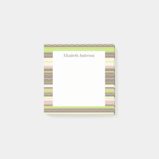 Moderne strepes post-it® notes (Voorkant)