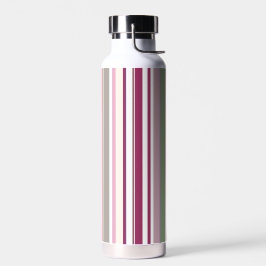 Moderne strepes voor het nieuwe seizoen waterfles (Links)