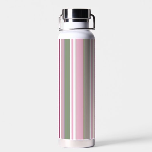 Moderne strepes voor het nieuwe seizoen waterfles (Achterkant)