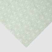 Moderne strikpatroon pastelgroen tissuepapier (Detail)