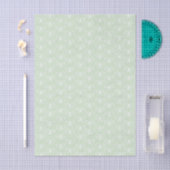 Moderne strikpatroon pastelgroen tissuepapier (Craft)