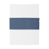 Moderne string lichten, geel en wit huwelijk uitnodigingen wikkel (Achterkant Voorbeeld)