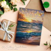 Moderne String Lights Tropische Zomer Strand Bruil Kaart