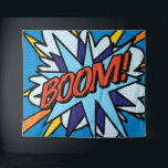Moderne Stripboek Pop Art BOOM Wandtapijt Wandkleed<br><div class="desc">Een leuk,  cool en trendy retro stripboek pop art ontwerp dat de wham,  zap,  pow toevoegt aan elke superheld zijn dag. Ontworpen door Thisisnotme©</div>