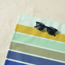 Moderne Stripe Print Strandlaken