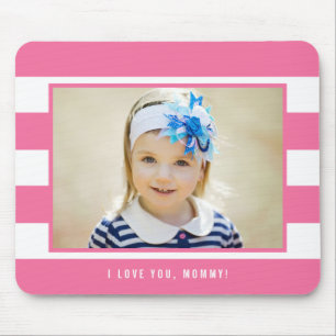 Moderne Stripes EDITABLE COLOR Photo Muismat