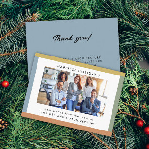 Moderne Stripes Fotovakantie Visitekaartje