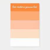 Moderne Stripes List Makers Post-it® Notes (Voorkant)