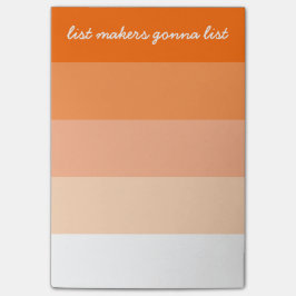 Moderne Stripes List Makers Post-it® Notes
