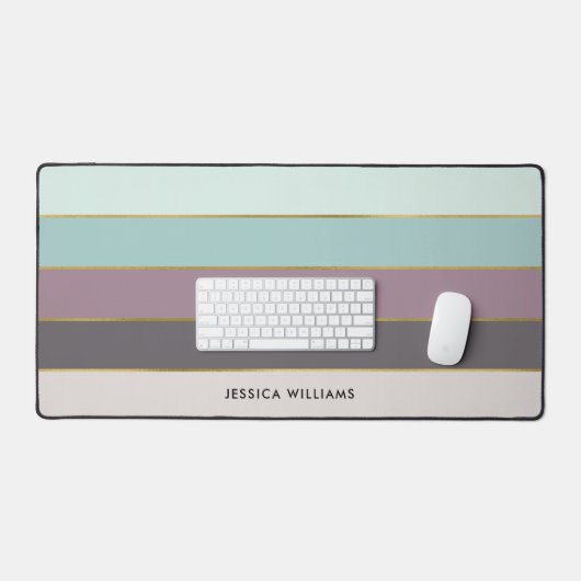 Moderne stripes op maat bureaumat (Keyboard & Muis)