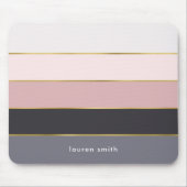 Moderne stripes op maat muismat (Voorkant)