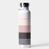 Moderne stripes op maat waterfles (Rechts)