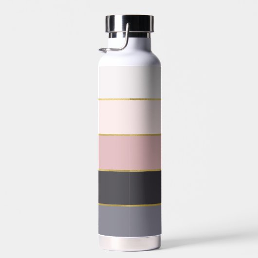 Moderne stripes op maat waterfles (Rechts)