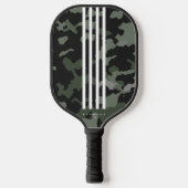 Moderne Stripes Pickleballer Camouflage Pickleball Paddle (Voorkant)