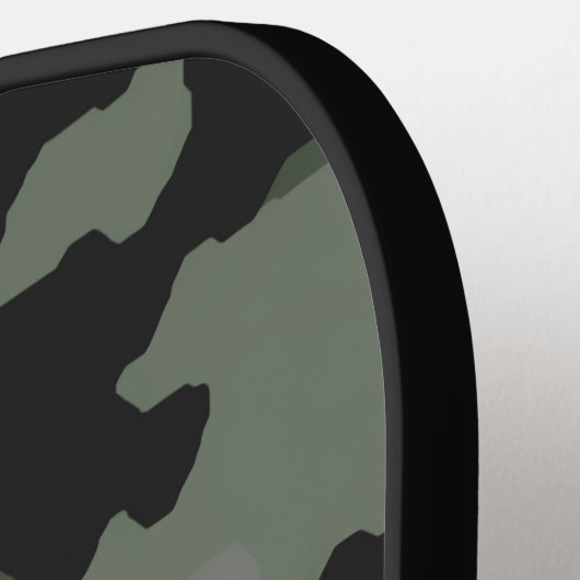 Moderne Stripes Pickleballer Camouflage Pickleball Paddle (Links Detail)