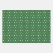 Moderne Stripes-Stippen en pine kerstfeestdag Inpakpapier Vel (Voorkant 3)