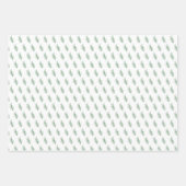 Moderne Stripes-Stippen en pine kerstfeestdag Inpakpapier Vel (Voorkant 2)