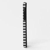 Moderne strippes anananas telefoontas Case-Mate iPhone case (Achterkant/links)