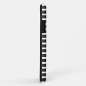 Moderne strippes anananas telefoontas Case-Mate iPhone case (Achterkant/rechts)