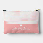 Moderne strips met geüploschaalde hartmonogram etui (Achterkant)