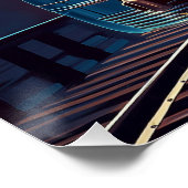 Moderne stroomlijnen |  New York Express Perfect Poster (Hoek)