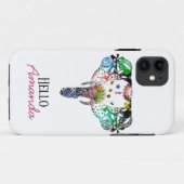 Moderne stropdas-kleurstof lijn tangle olifant Case-Mate iPhone case (Achterkant (horizontaal))