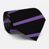 Moderne Stropdas Paarse lijn 714997c (Opgerold)