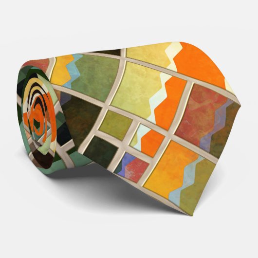 Moderne Stropdas van Glass Pattern Designer (Opgerold)