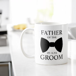 Moderne stropdas voor vader van de bruidegom koffiemok