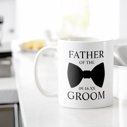 Moderne stropdas voor vader van de bruidegom koffiemok