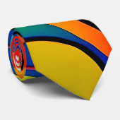 Moderne stropdassen voor mannen Abstract Patroon (Opgerold)