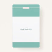 Moderne studentenfoto-ID QR-code school universite Badge (Achterkant)